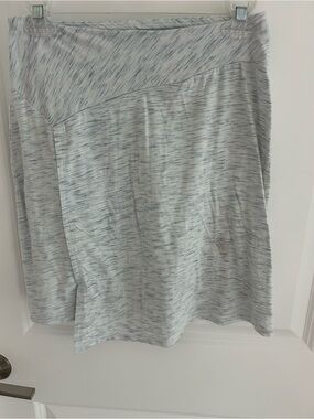 Columbia Light Heathered Gray A-Line Skirt